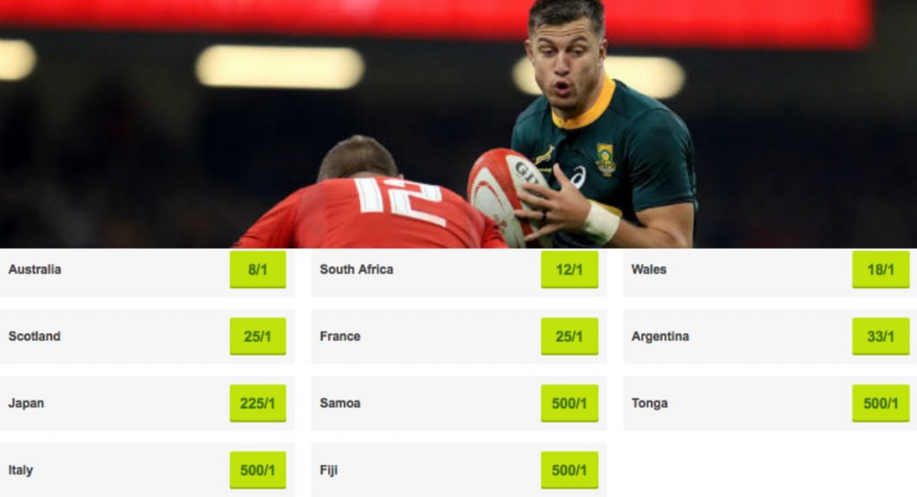 Analyze odds in rugby world champions